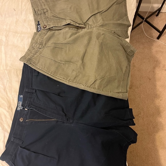 Ralph lauren chino shorts size 30 navy and green - Picture 2 of 5